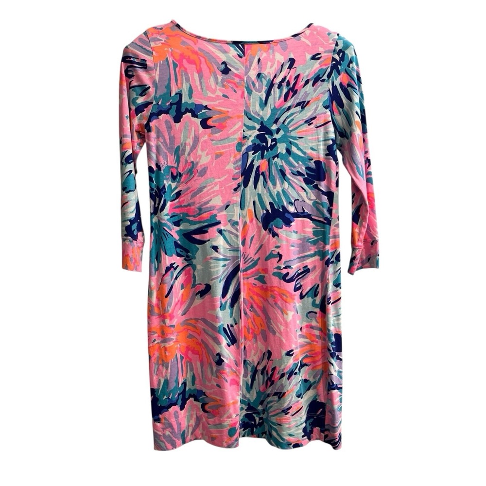 Lilly Pulitzer Marlowe Dress Boatneck T Shirt Mini 8 Vacation Beach Resort